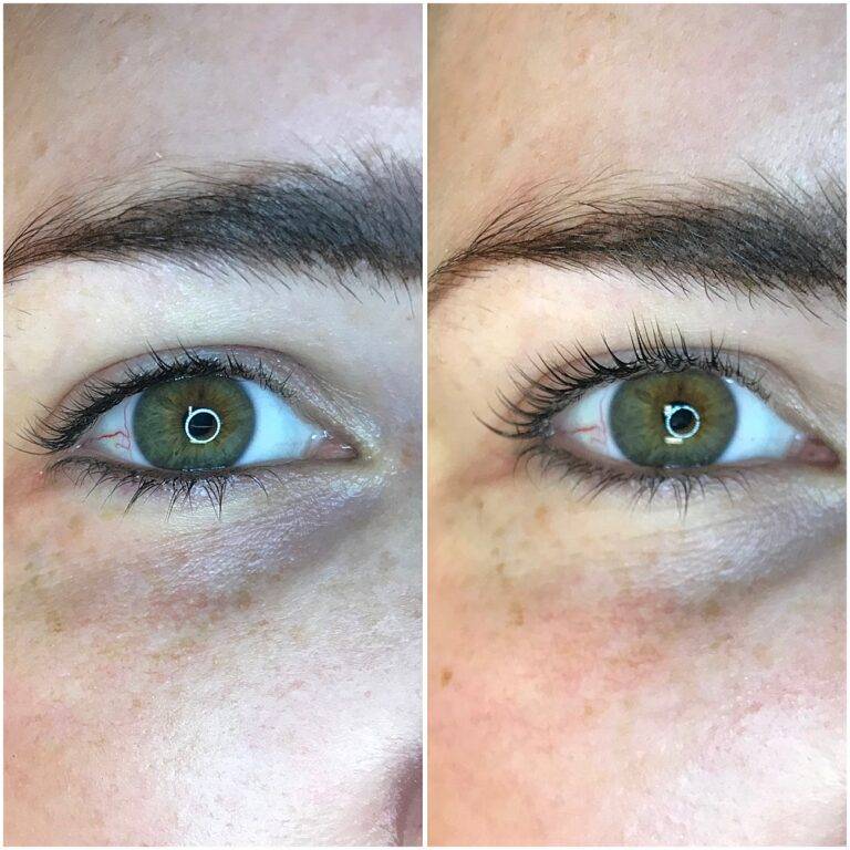 lash lift before and after montreal